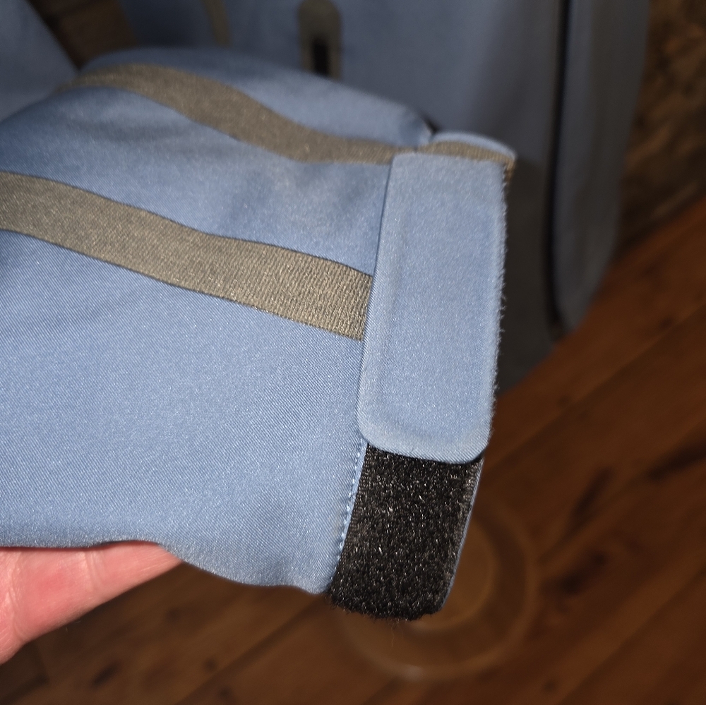 Outdoor Research Blue Hooded Jacket with Gray Accents - Picture 5 of 11